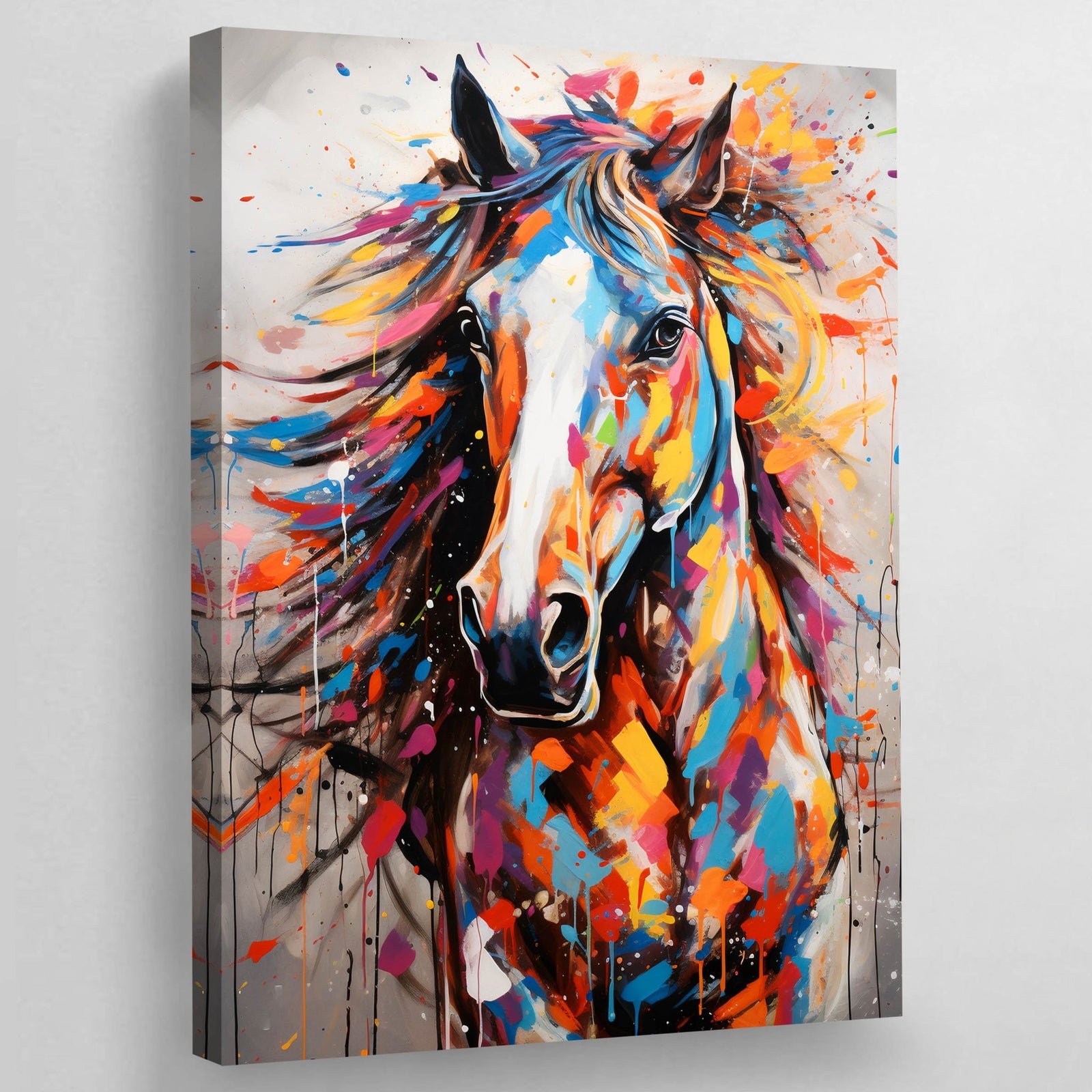 Graffiti Horse Wall Art - The Trendy Art