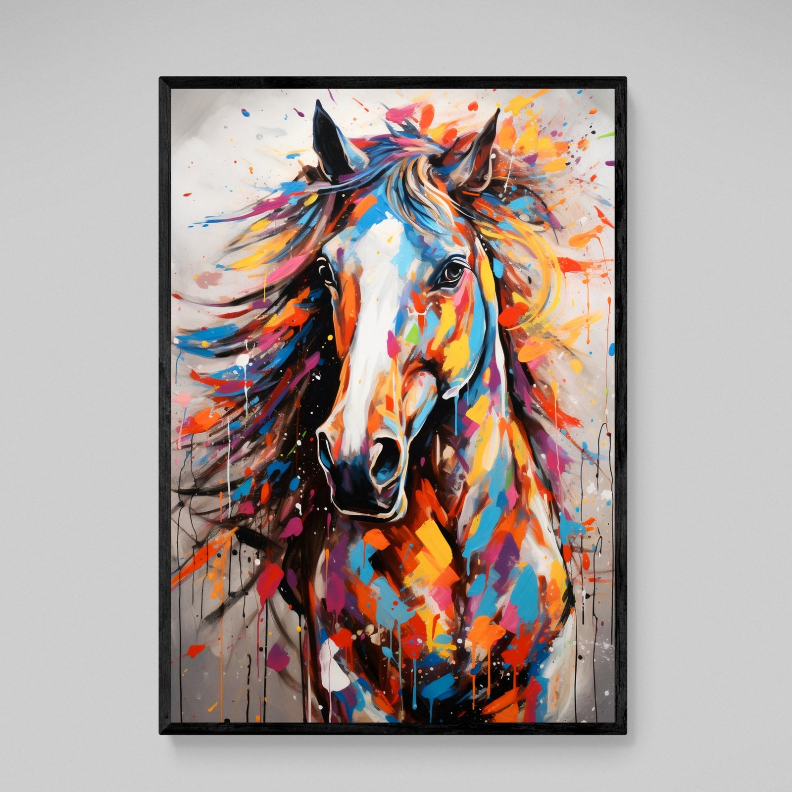 Graffiti Horse Wall Art - The Trendy Art