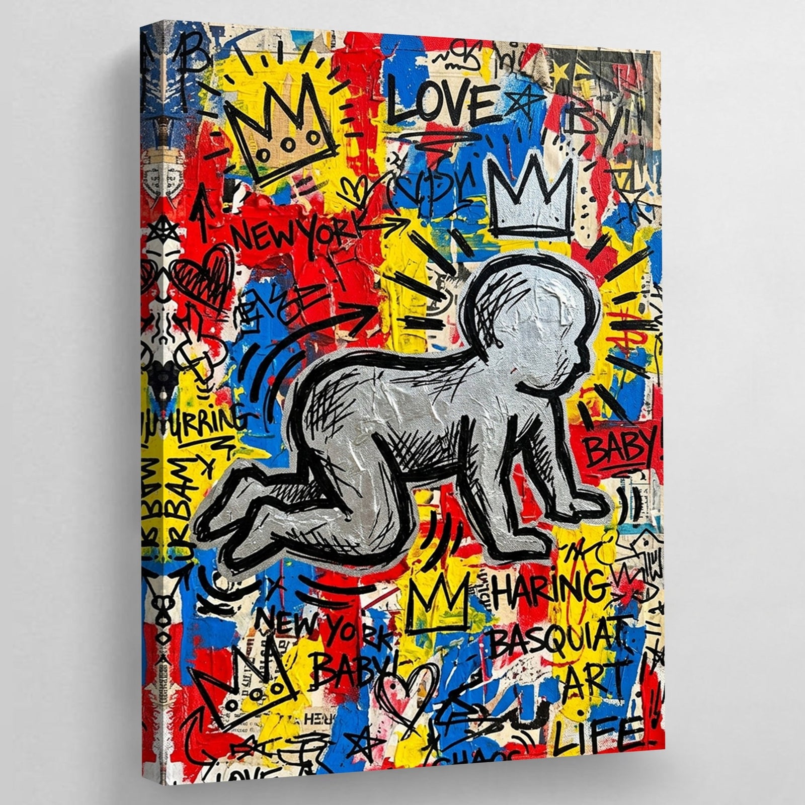 Graffiti Modern Pop Culture Canvas - The Trendy Art