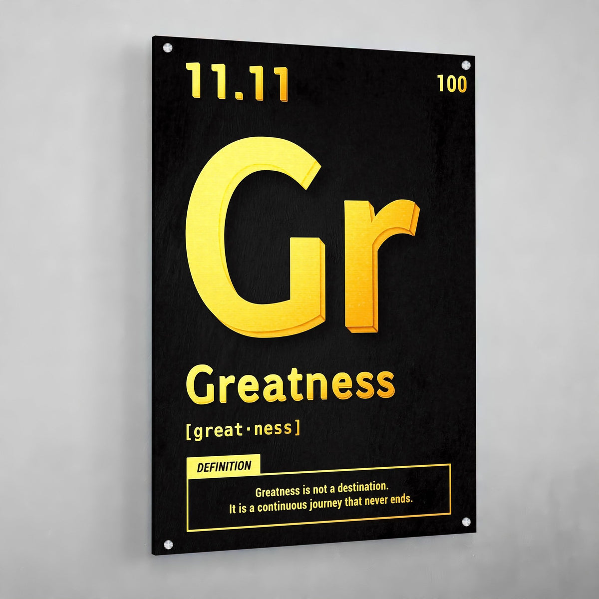 Greatness Motivational Wall Art - The Trendy Art