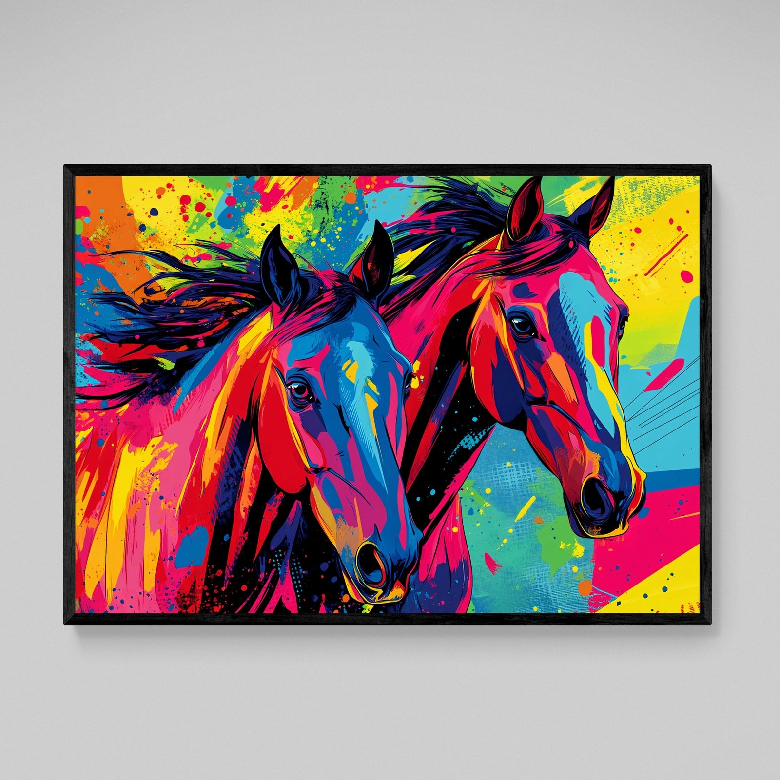 Horse Pop Art Canvas - The Trendy Art