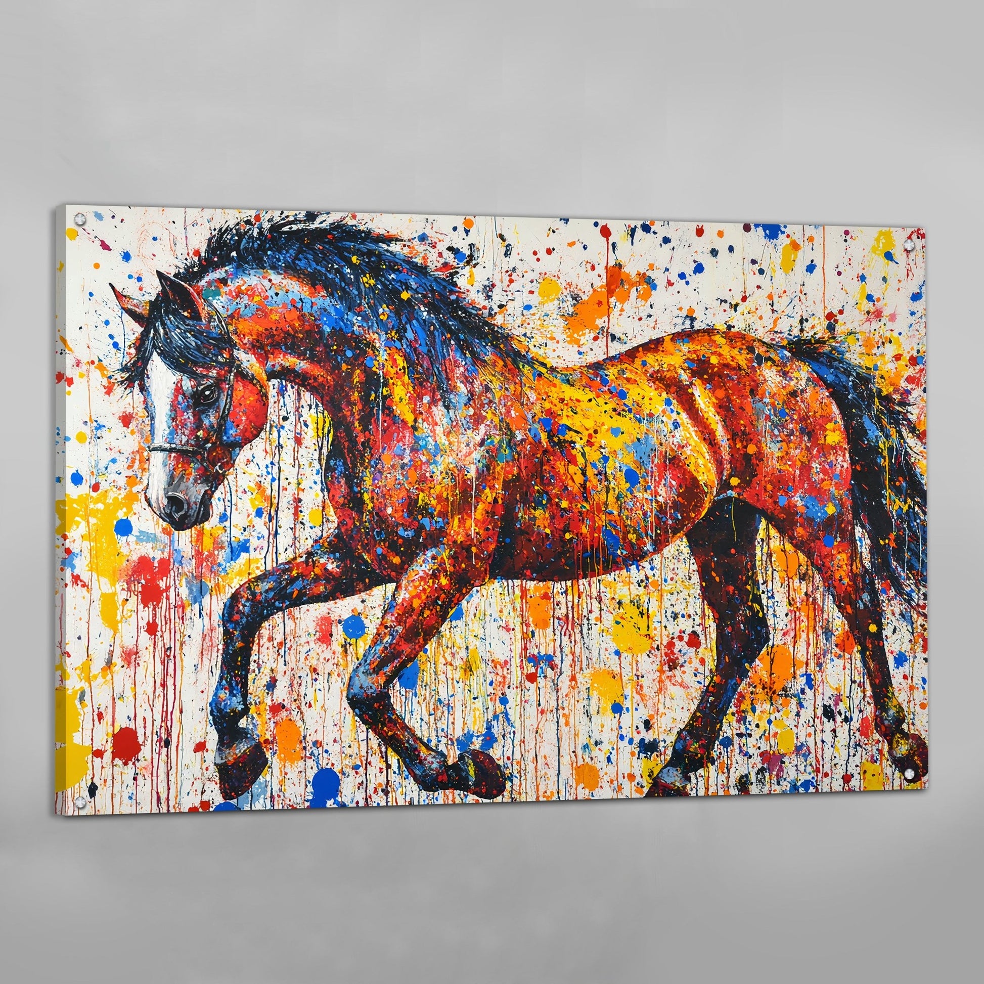 Horse Street Art Canvas - The Trendy Art