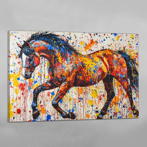 Horse Street Art Canvas - The Trendy Art