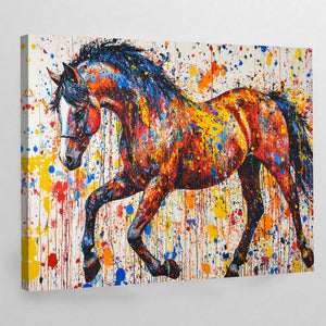 Horse Street Art Canvas - The Trendy Art