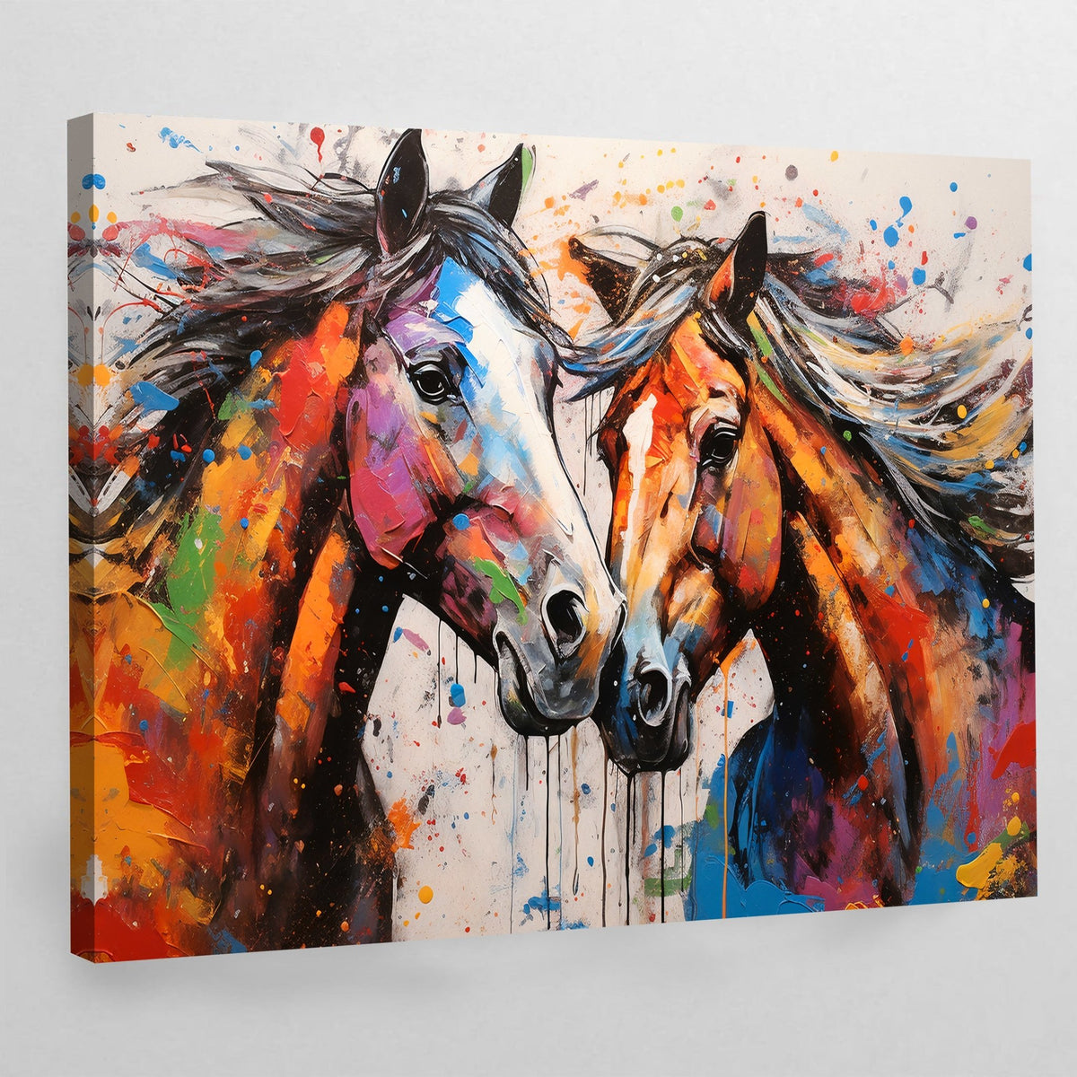 Horses Canvas Wall Art - The Trendy Art