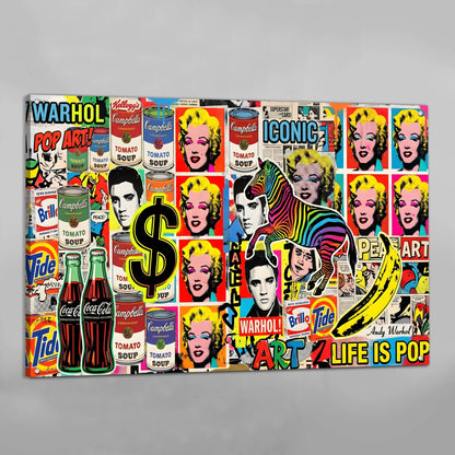 Icons Pop Culture Wall Art - The Trendy Art