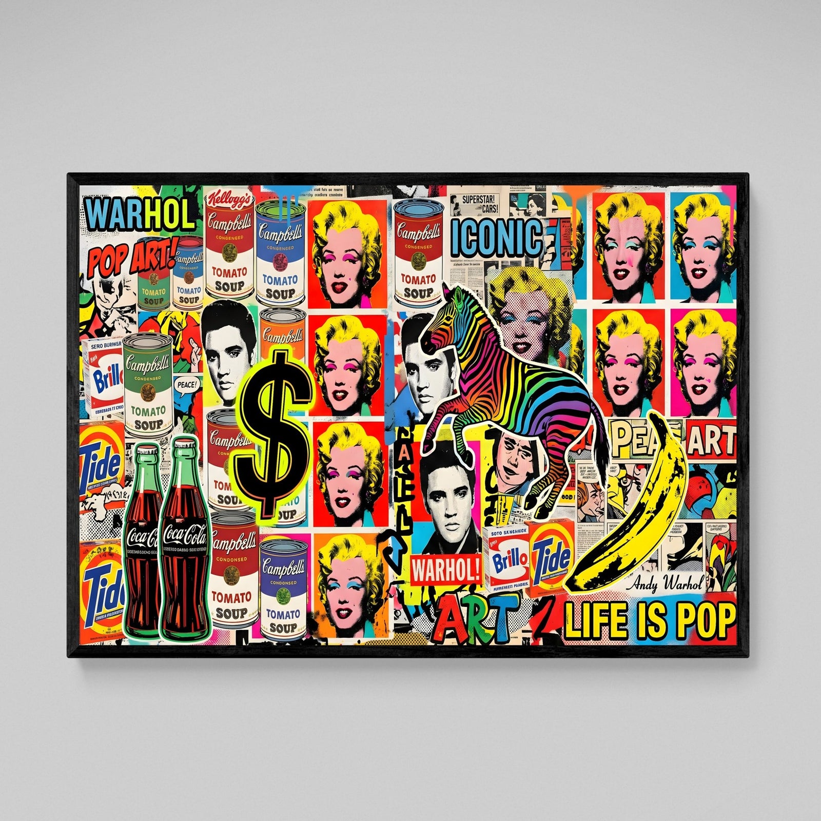 Icons Pop Culture Wall Art - The Trendy Art