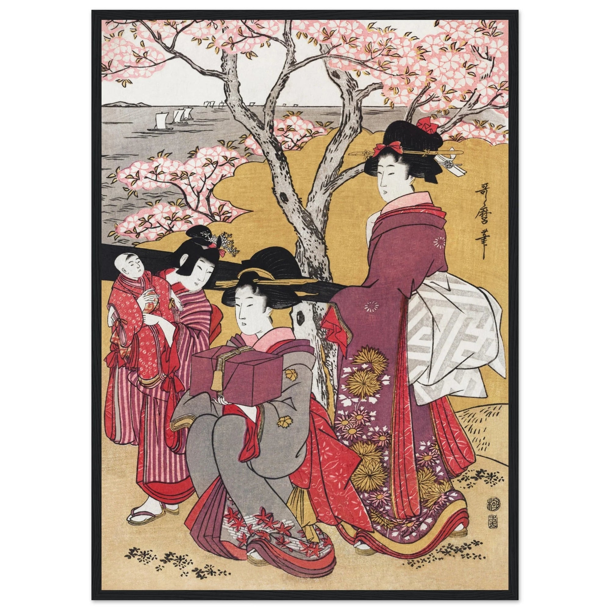 Japanese Geishas Wall Art - The Trendy Art