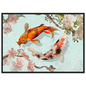 Japanese Koi Fish Wall Art - The Trendy Art