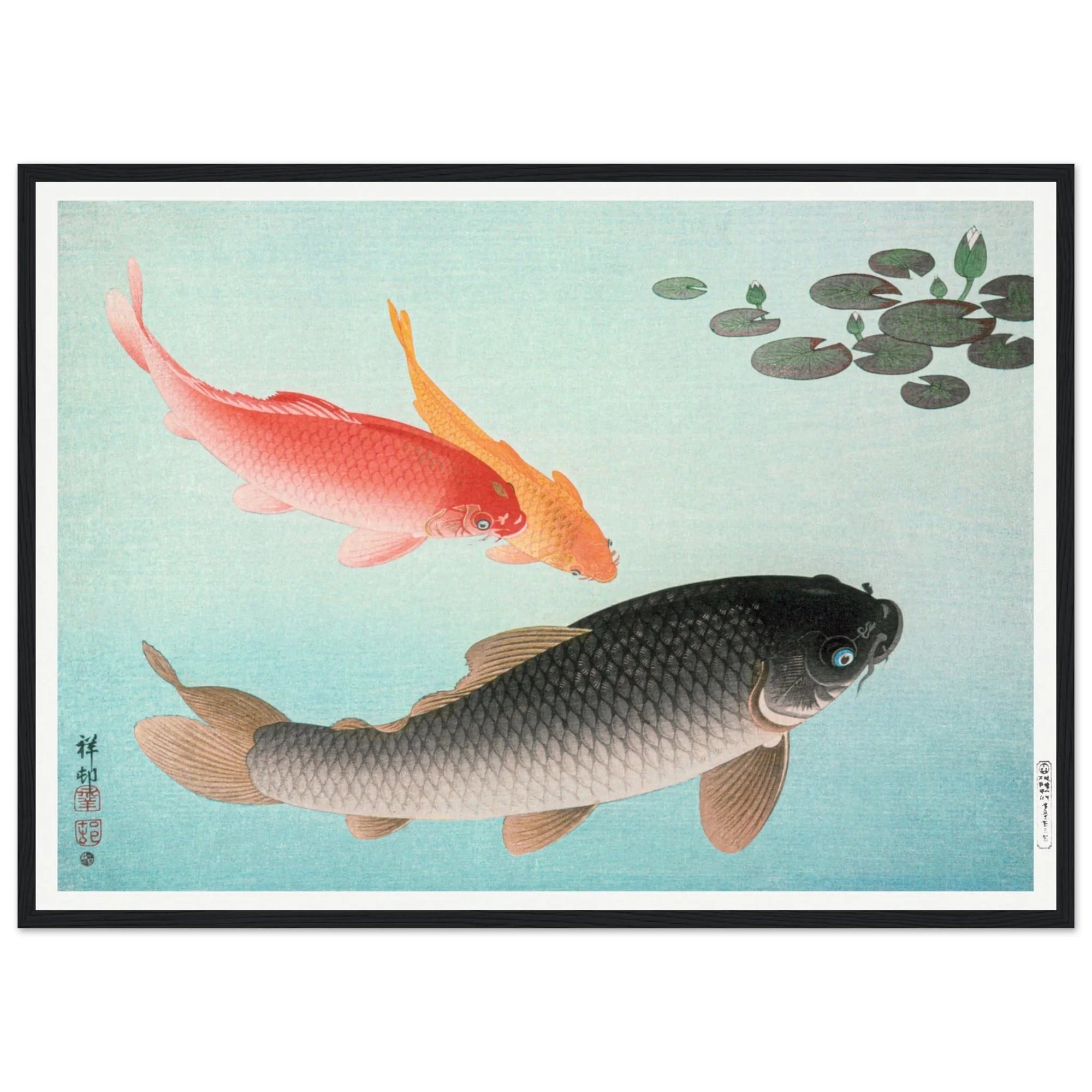 Japanese Koi Wall Art - The Trendy Art