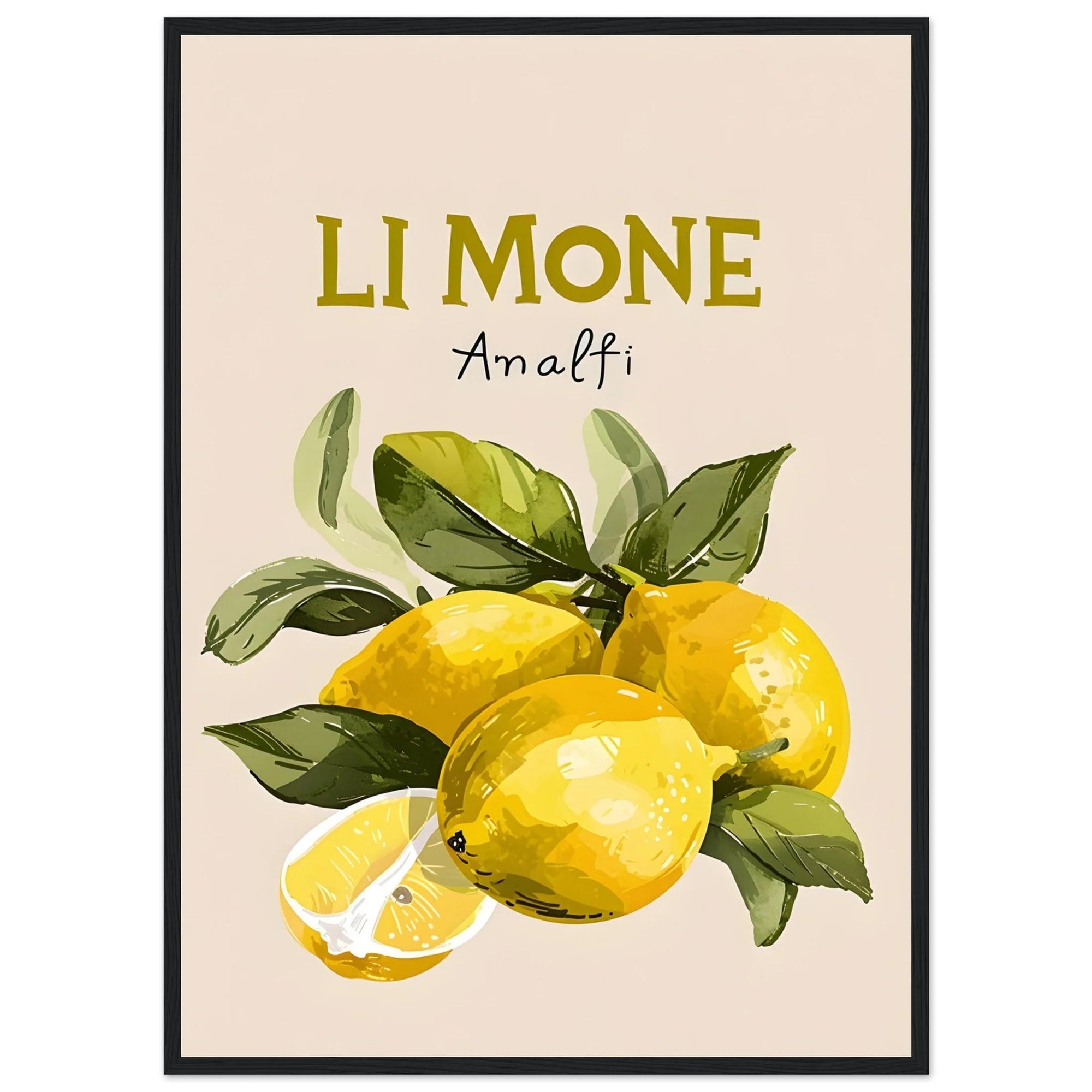 Kitchen Lemon Wall Art - The Trendy Art