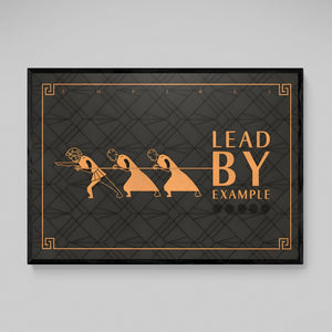 Lead By Example Motivational Wall Art | The Trendy Art