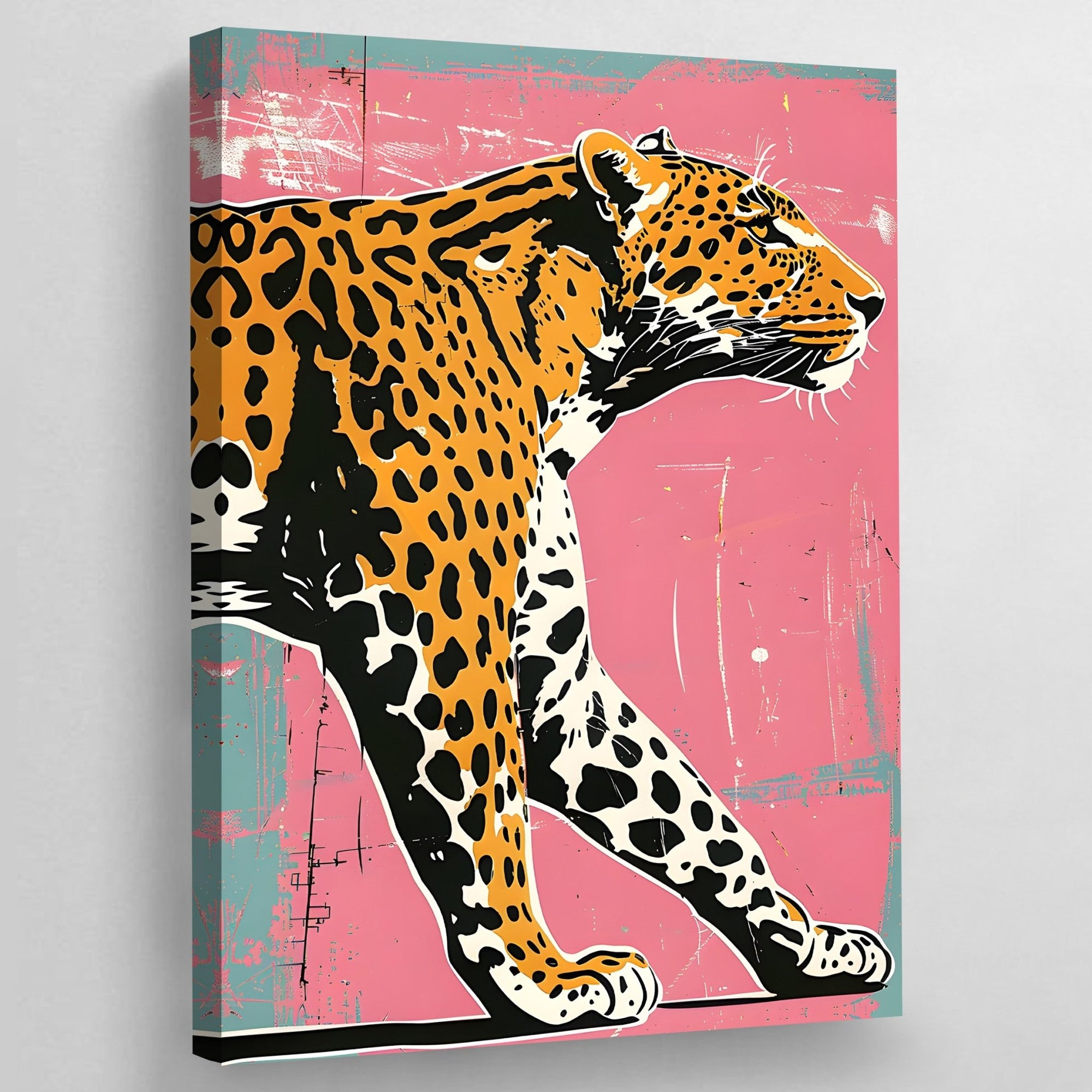 Leopard Pop Art Canvas - The Trendy Art