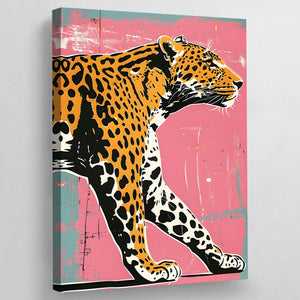 Leopard Pop Art Canvas - The Trendy Art