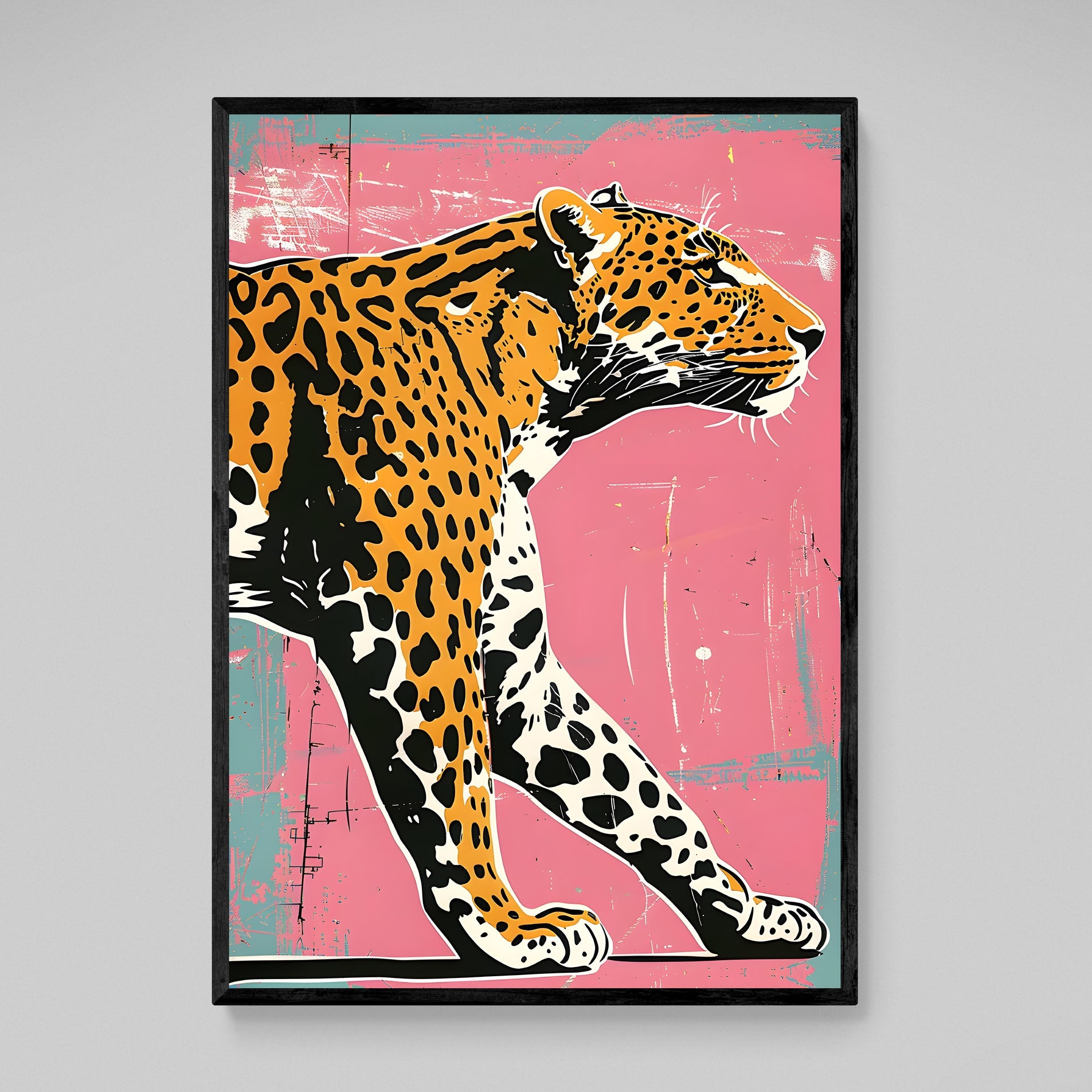 Leopard Pop Art Canvas - The Trendy Art