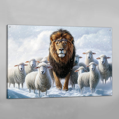 Lion Leading Motivational Wall Art - The Trendy Art