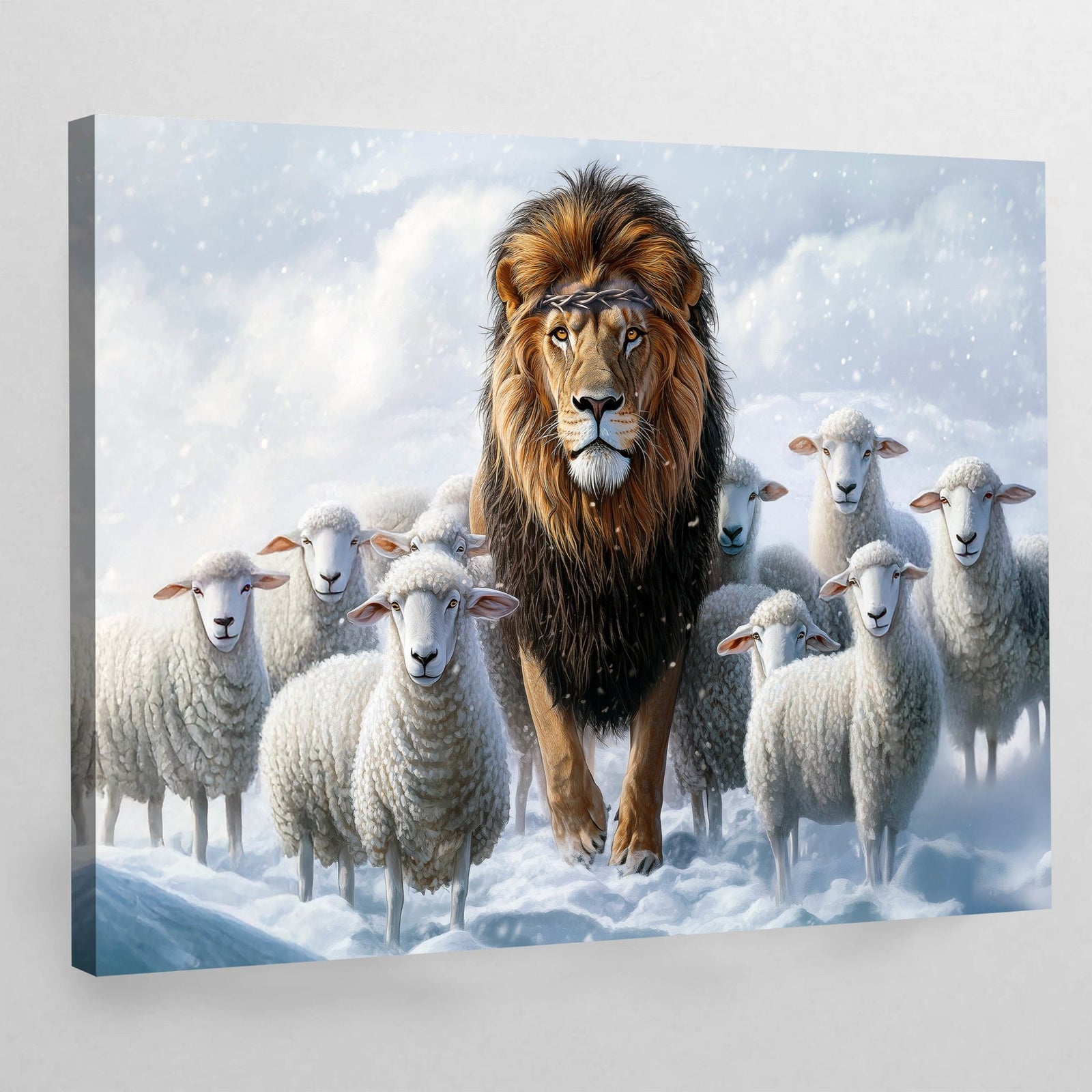 Lion Leading Motivational Wall Art - The Trendy Art