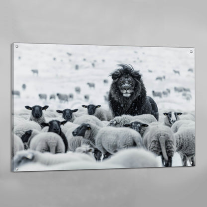 Lion Motivational Canvas Wall Art - The Trendy Art