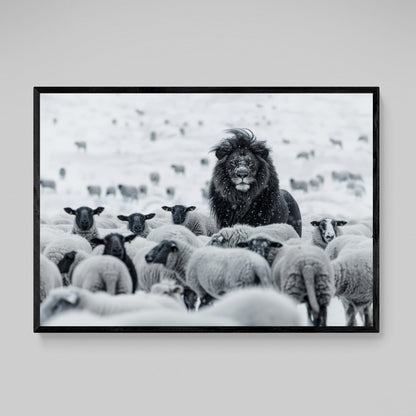 Lion Motivational Canvas Wall Art - The Trendy Art