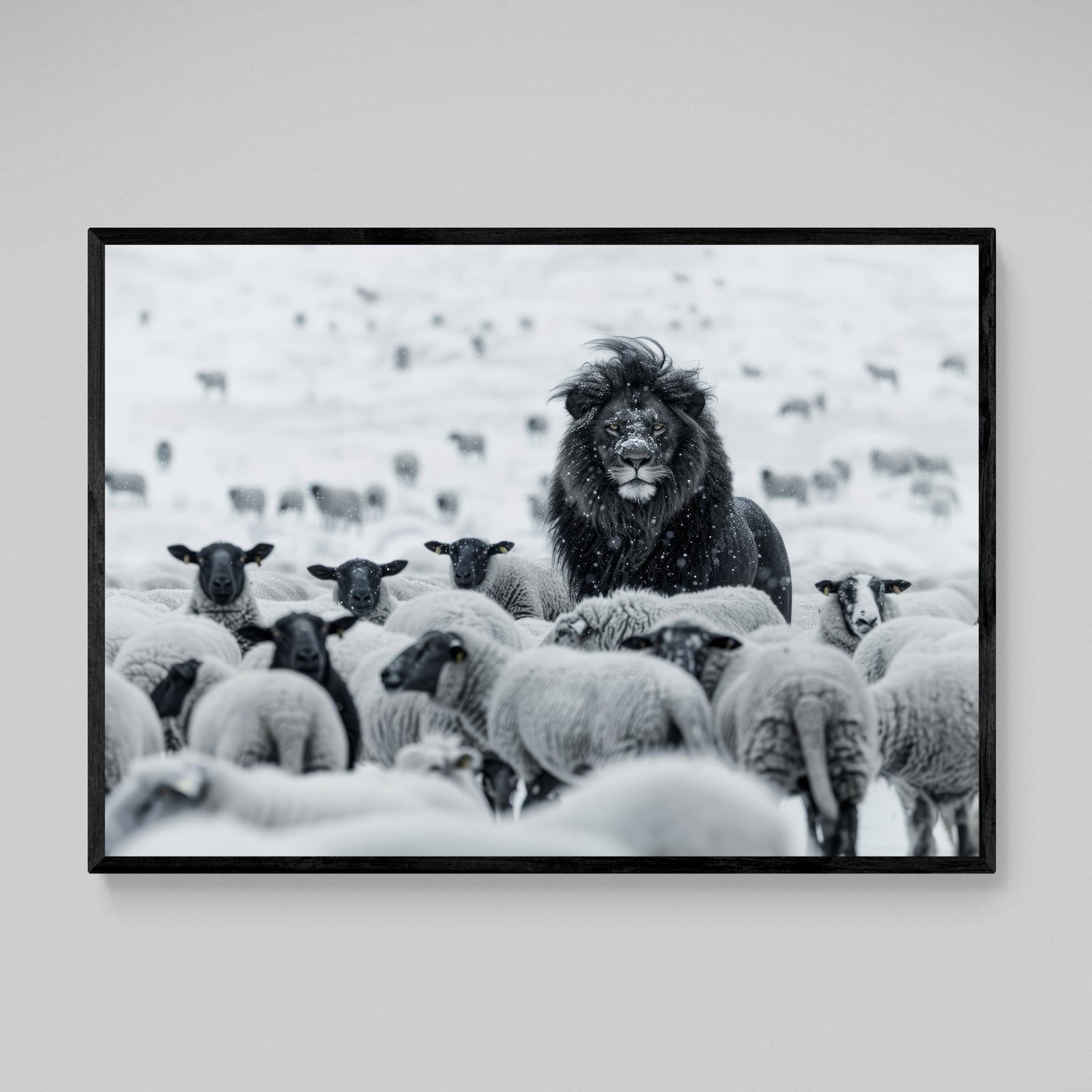 Lion Motivational Canvas Wall Art - The Trendy Art