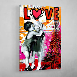 Love Paris Canvas - The Trendy Art