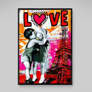 Love Paris Canvas - The Trendy Art