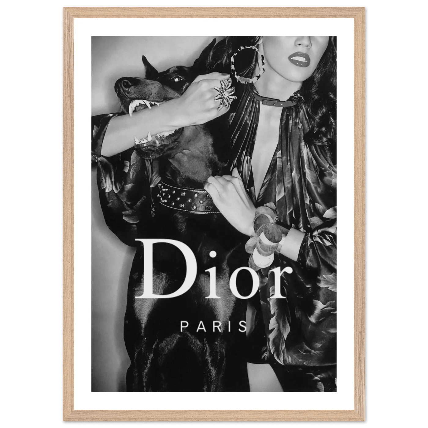 Luxury Fashion Muse Black and White Wall Art - The Trendy Art