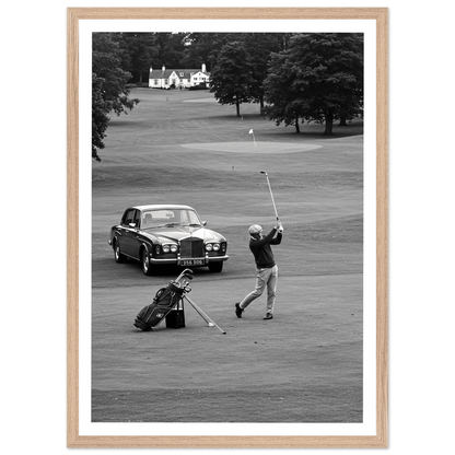 Luxury Golf Black and White Wall Art - The Trendy Art
