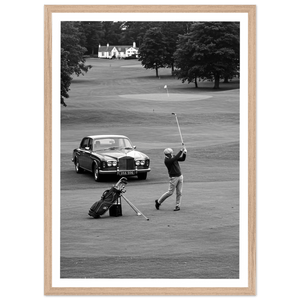 Luxury Golf Black and White Wall Art - The Trendy Art