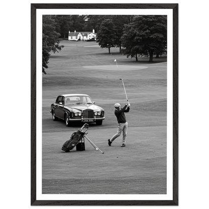 Luxury Golf Black and White Wall Art - The Trendy Art