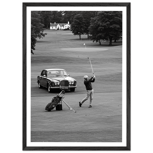 Luxury Golf Black and White Wall Art - The Trendy Art