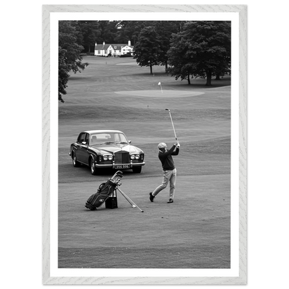 Luxury Golf Black and White Wall Art - The Trendy Art