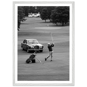 Luxury Golf Black and White Wall Art - The Trendy Art