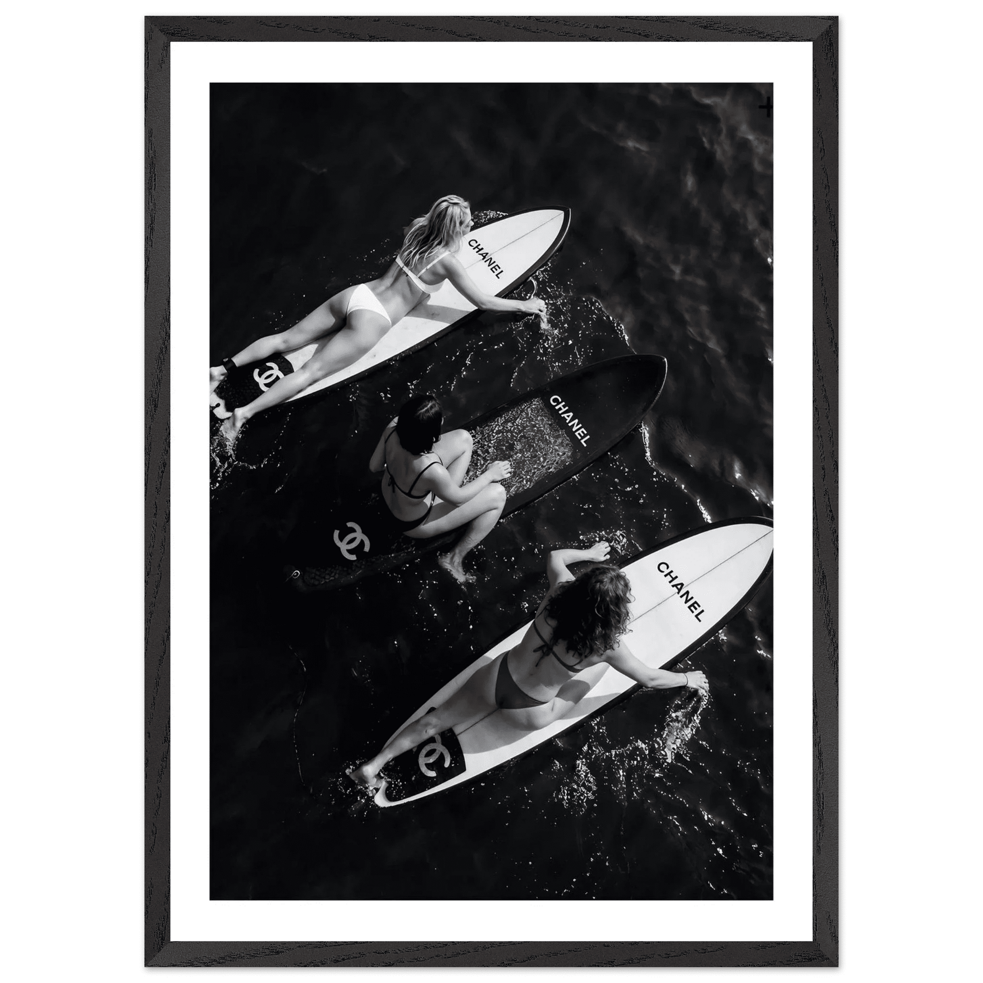 Luxury Ocean Escape Black and White Wall Art - The Trendy Art