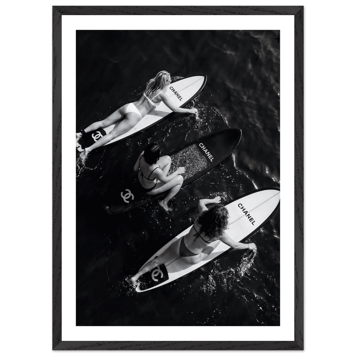 Luxury Ocean Escape Black and White Wall Art - The Trendy Art