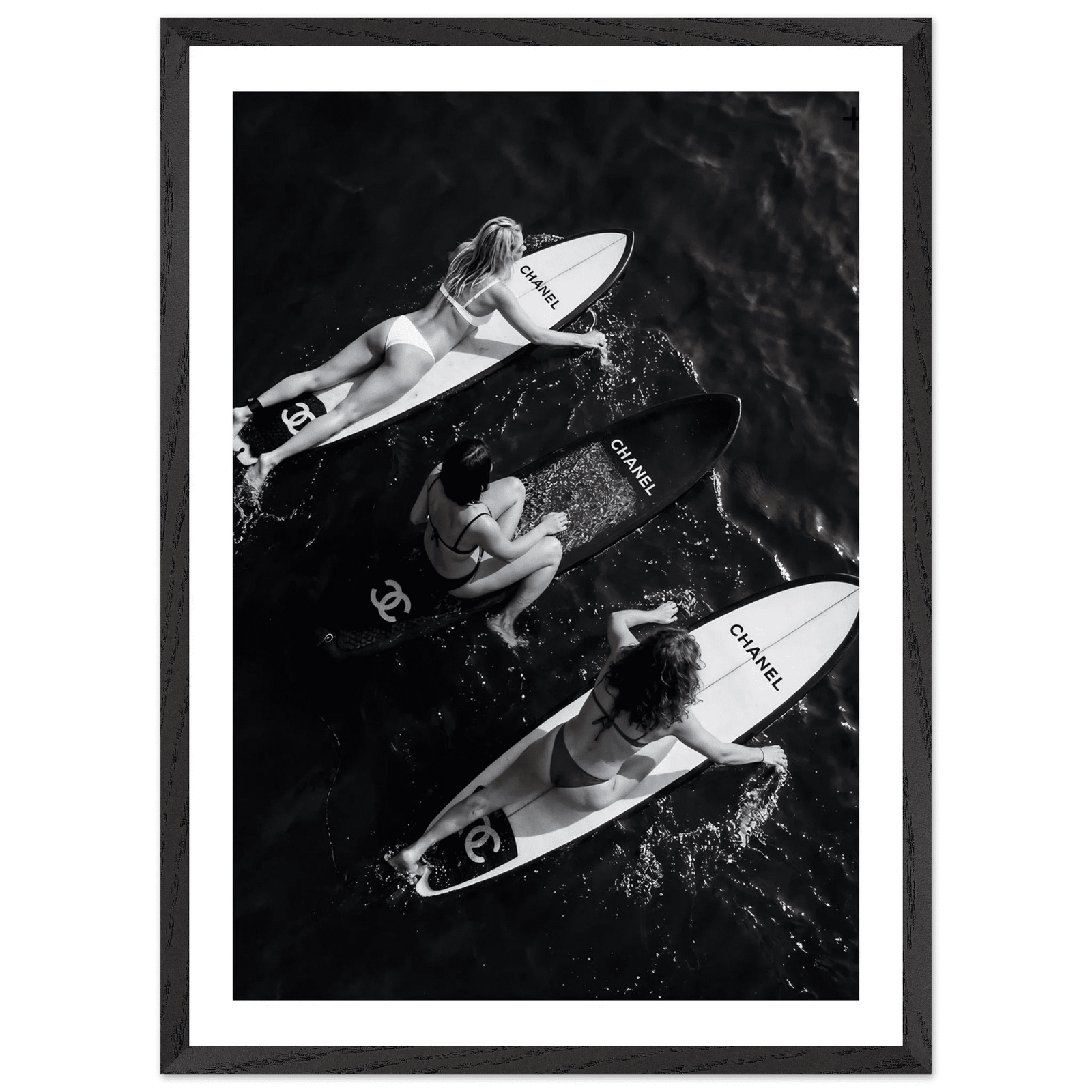 Luxury Ocean Escape Black and White Wall Art - The Trendy Art