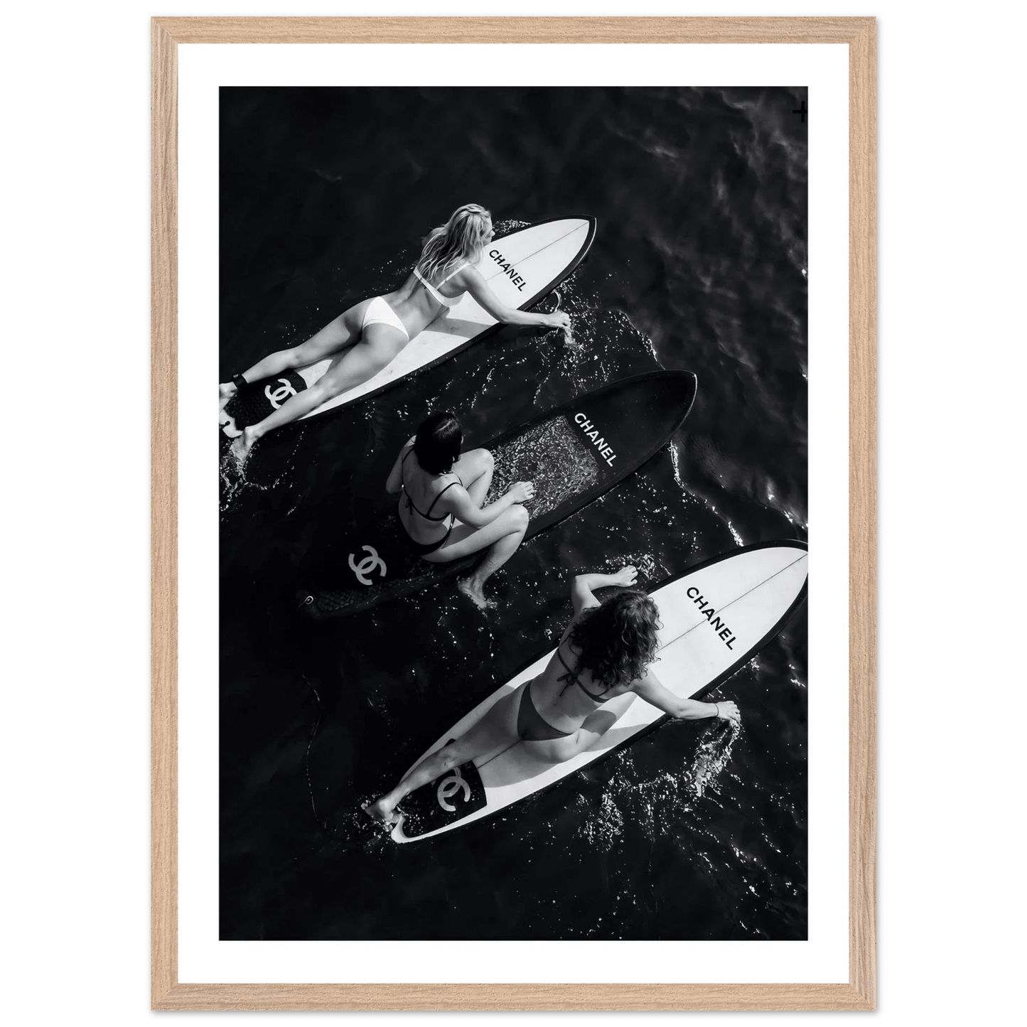 Luxury Ocean Escape Black and White Wall Art - The Trendy Art