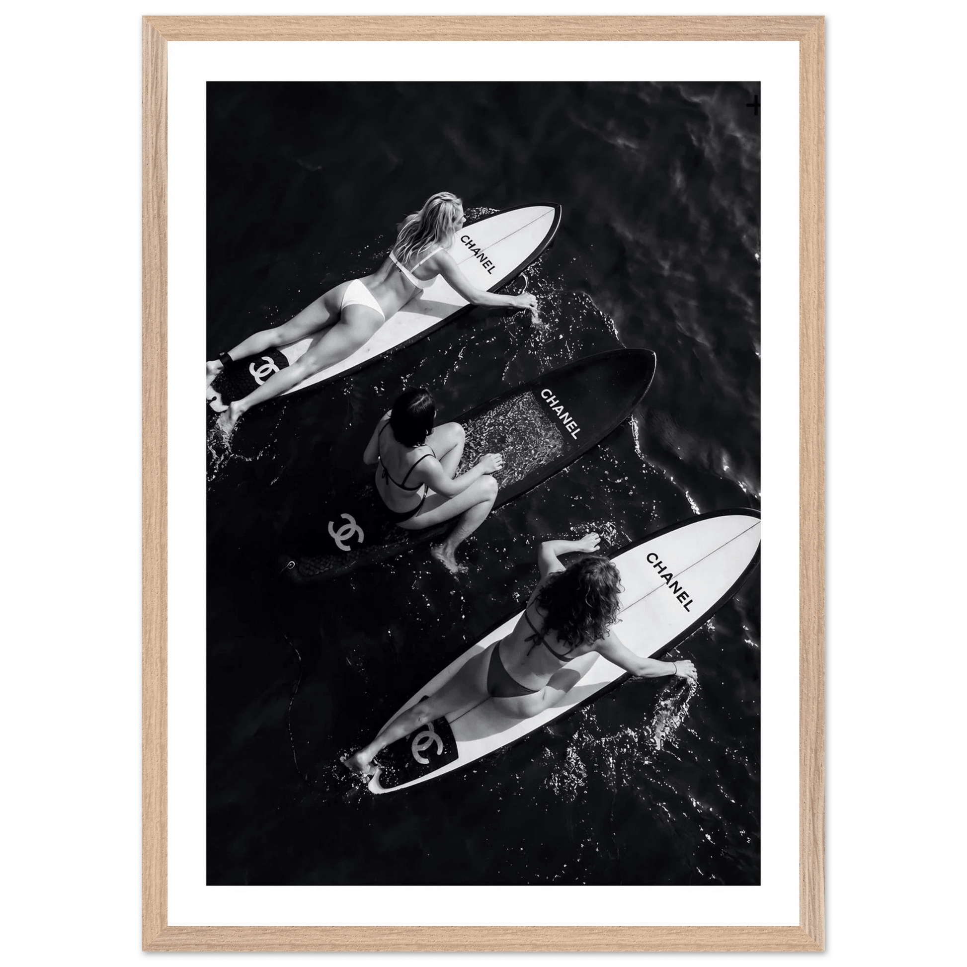 Luxury Ocean Escape Black and White Wall Art - The Trendy Art