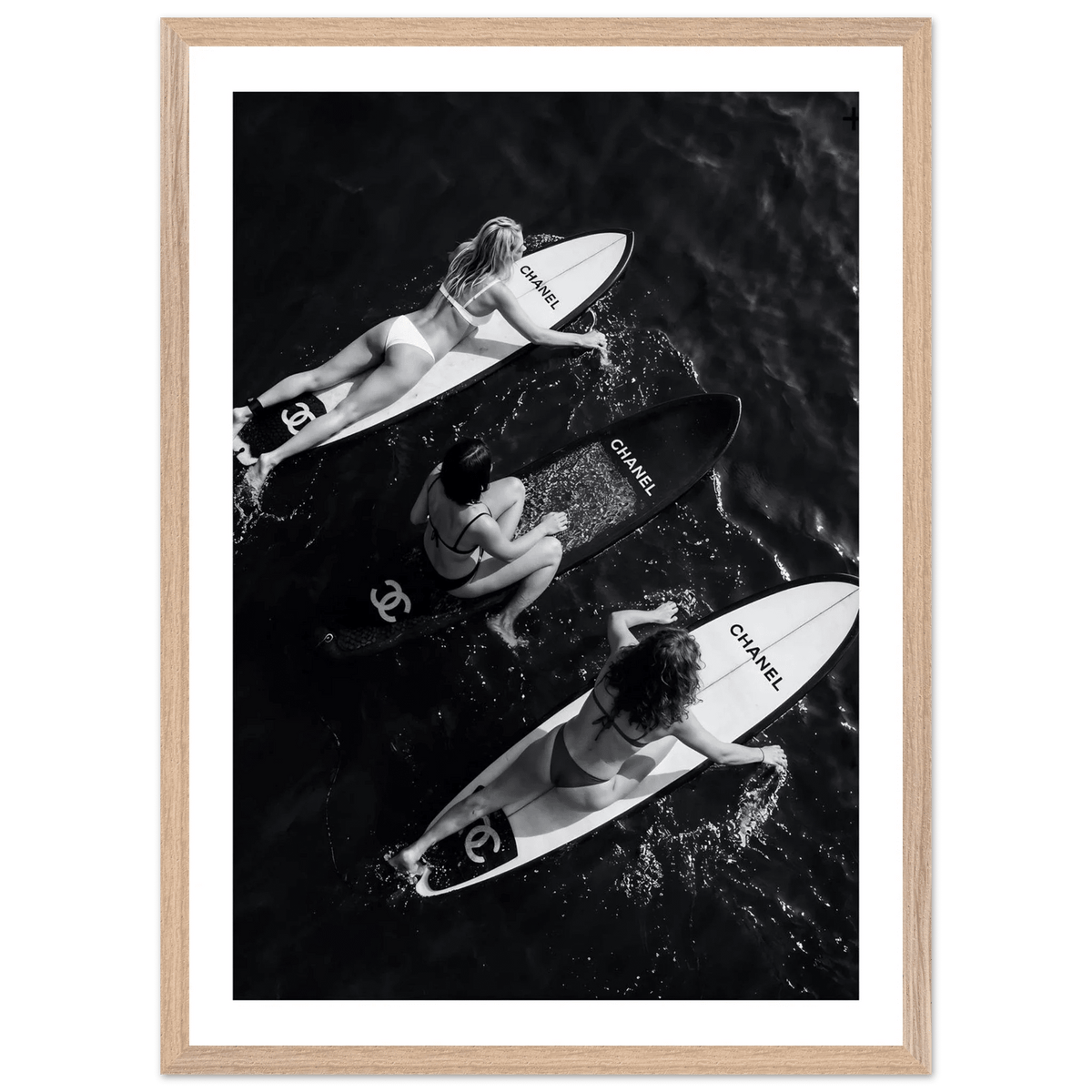 Luxury Ocean Escape Black and White Wall Art - The Trendy Art