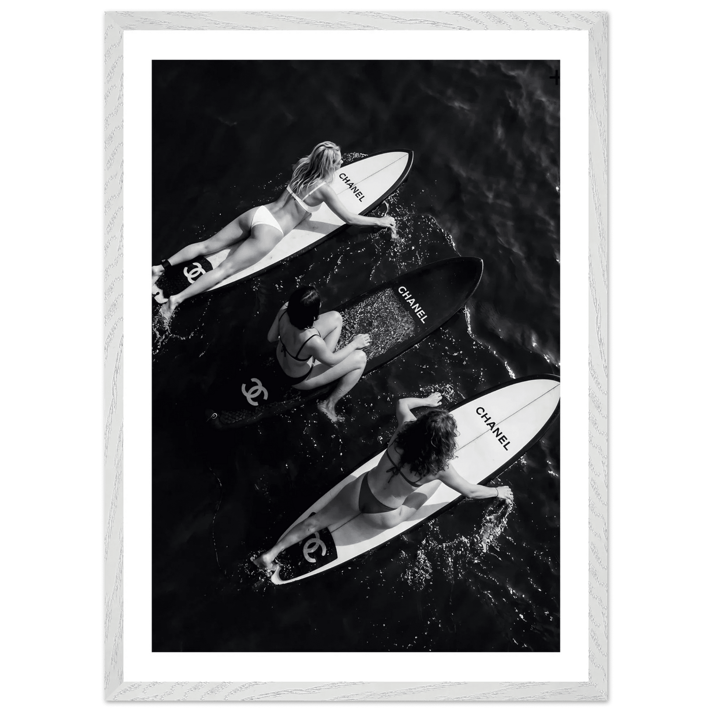 Luxury Ocean Escape Black and White Wall Art - The Trendy Art