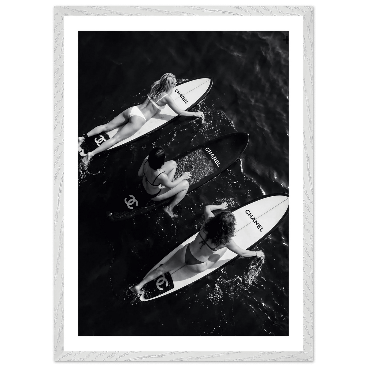 Luxury Ocean Escape Black and White Wall Art - The Trendy Art