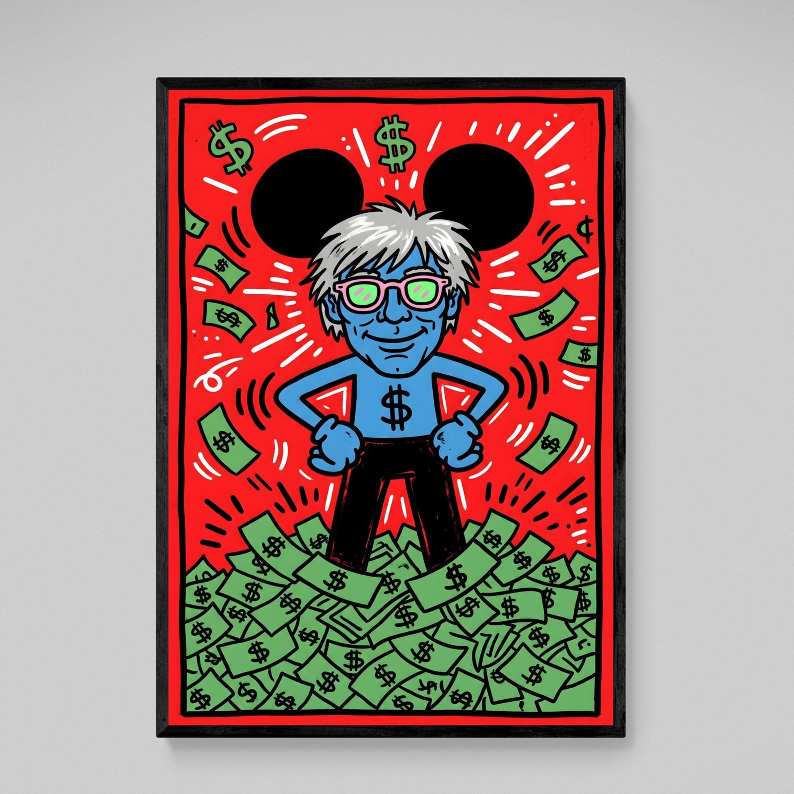 Luxury Pop Culture Canvas - The Trendy Art