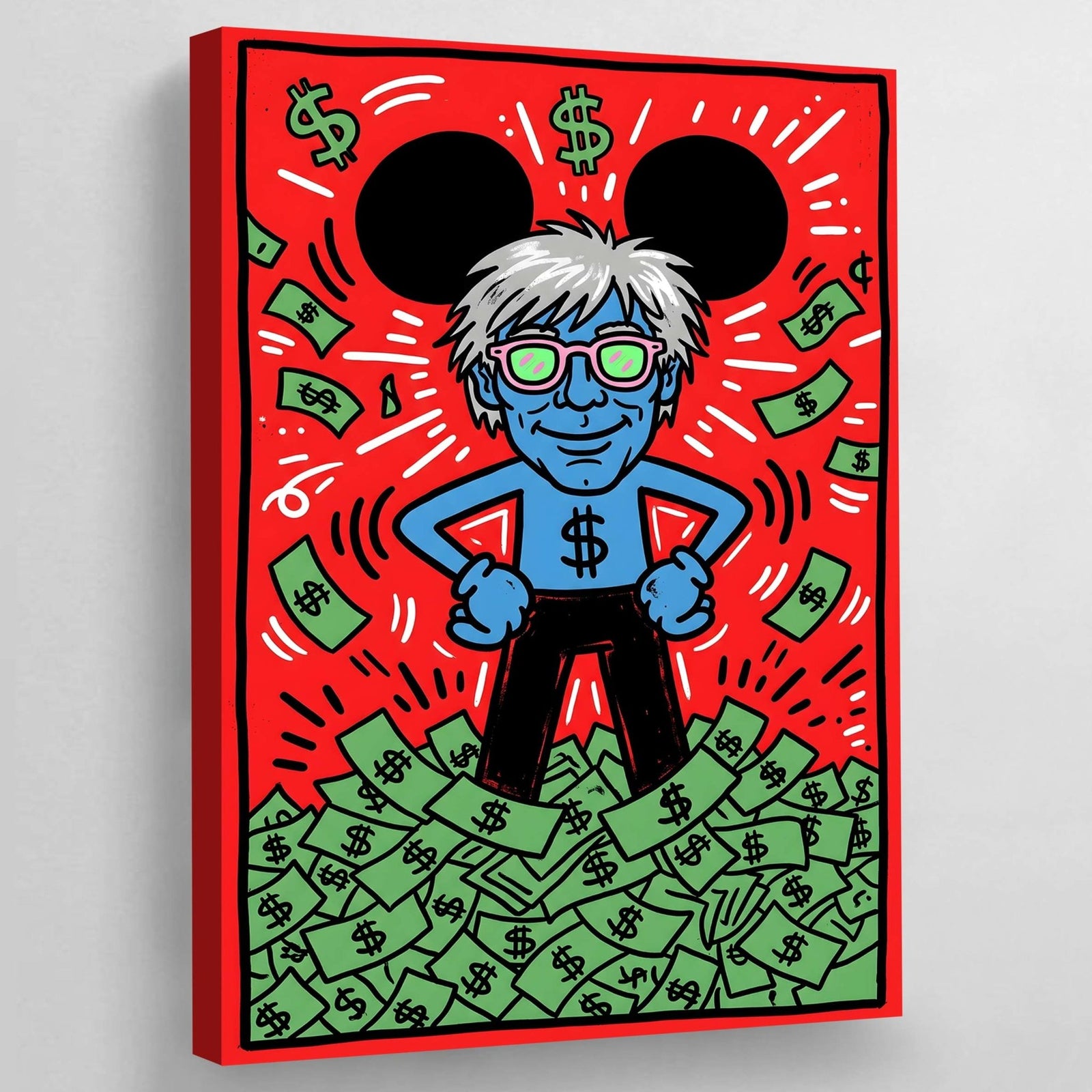 Luxury Pop Culture Canvas - The Trendy Art