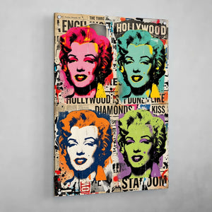 Marilyn Monroe Pop Culture Canvas - The Trendy Art