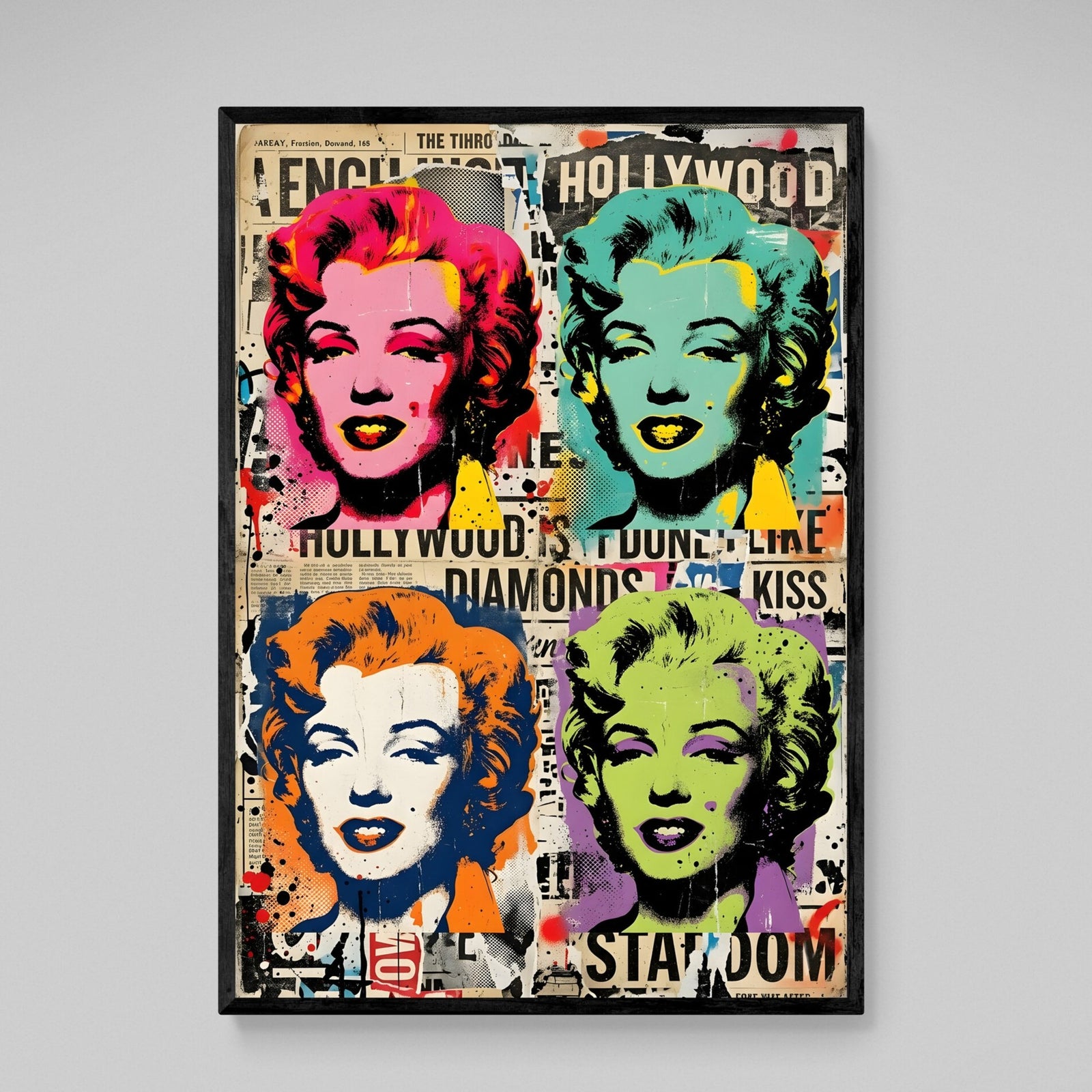 Marilyn Monroe Pop Culture Canvas - The Trendy Art