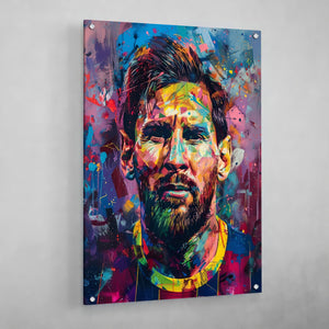 Messi Graffiti Wall Art - The Trendy Art