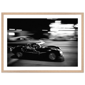 Midnight Racing Black and White Wall Art - The Trendy Art
