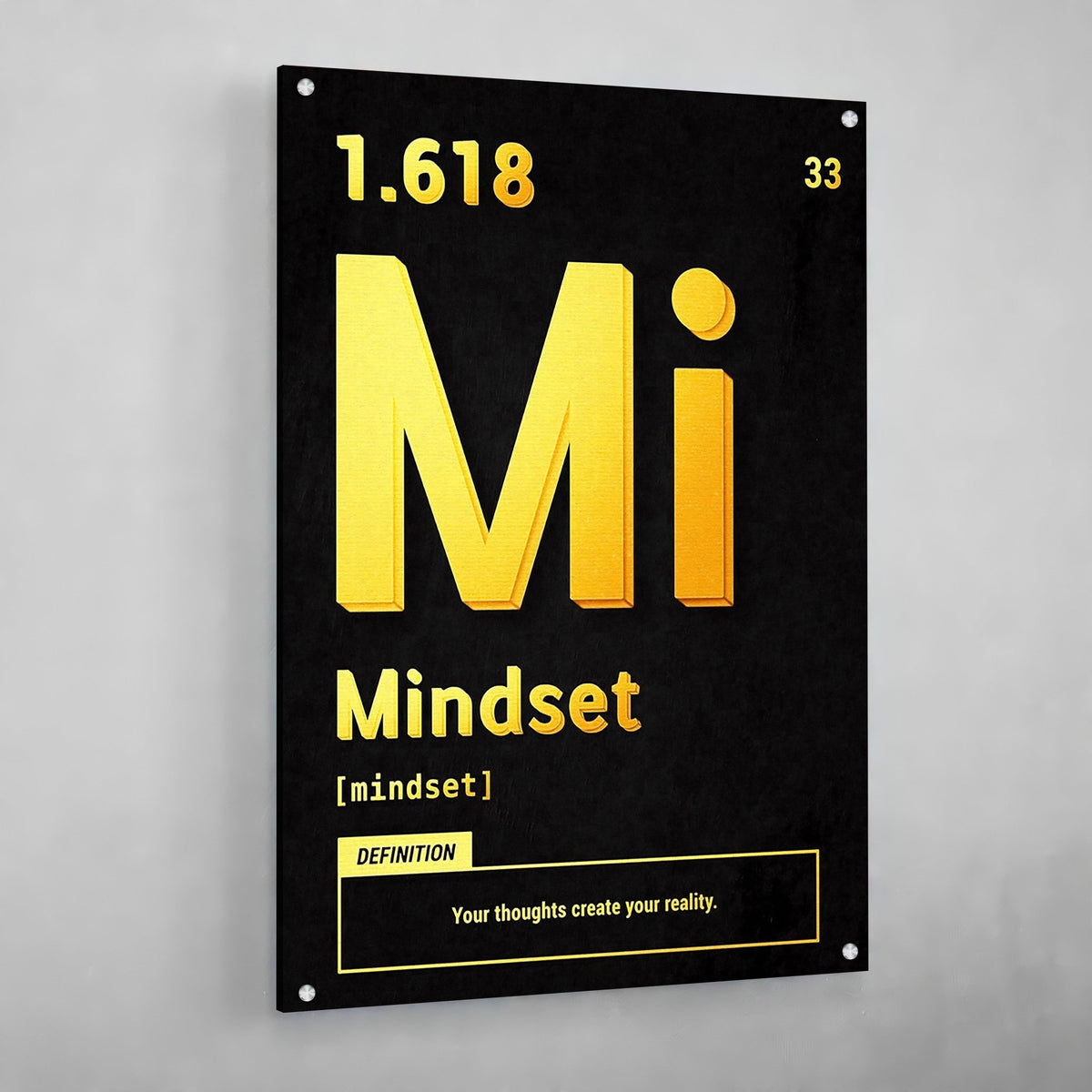 Mindset Motivational Wall Art - The Trendy Art