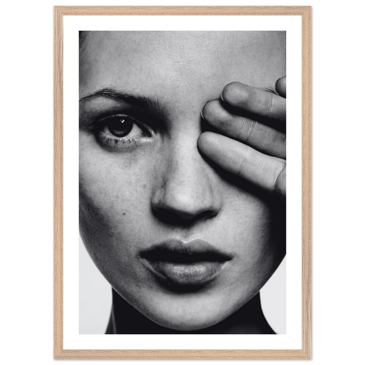 Minimalist Portrait Black and White Wall Art - The Trendy Art
