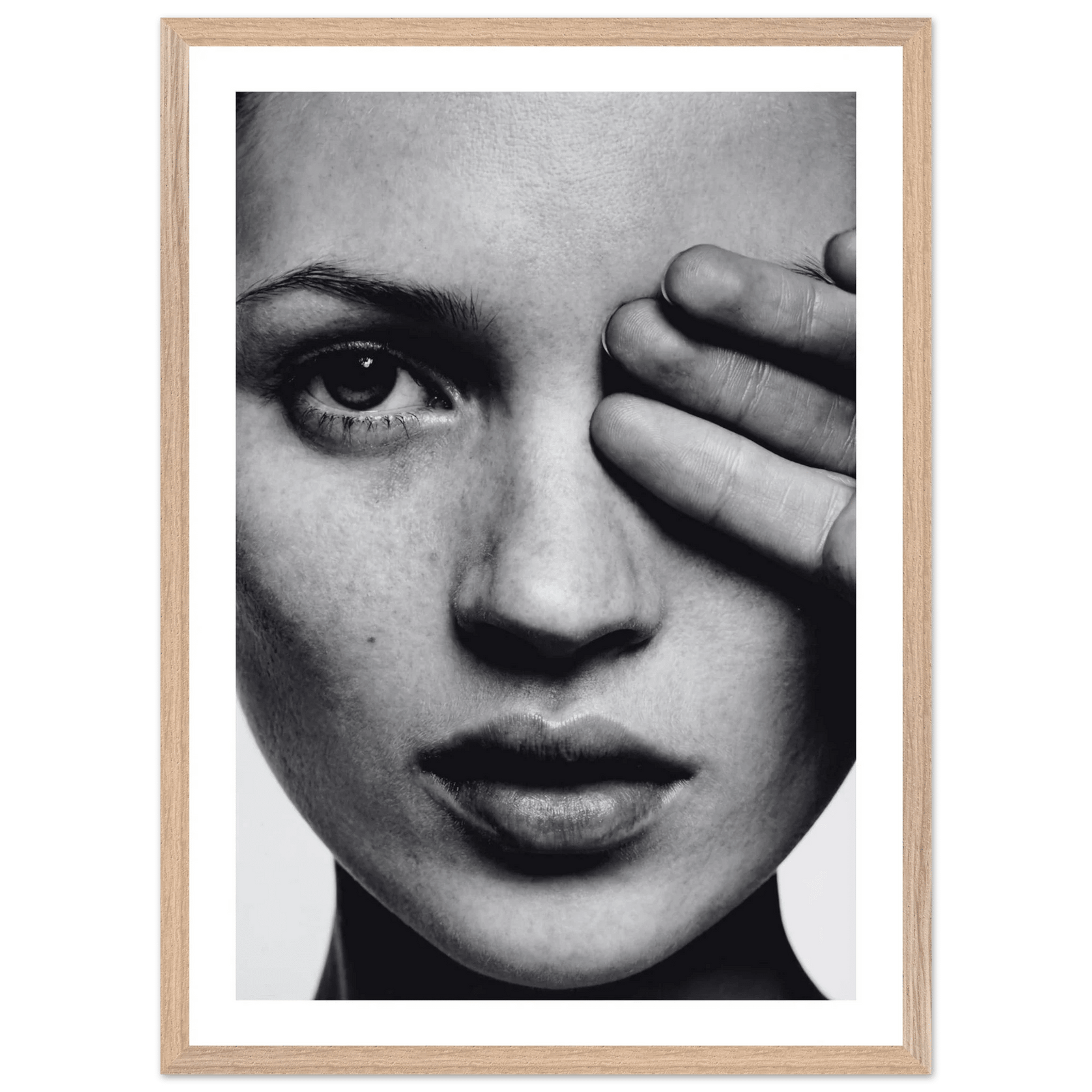 Minimalist Portrait Black and White Wall Art - The Trendy Art